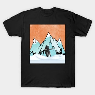 German Shepherd in the mountains T-Shirt